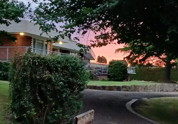 Anam Cara Sunset Front Of House